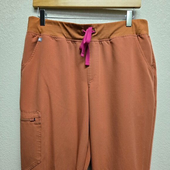 Figs Womens Terra Cotta Zamora Joggers Limited Edition L - Picture 5 of 13